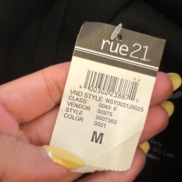 Rue21 Hoodie NSYNC Black Cotton Fleece Unisex Women Size Sweatshirt 0007360 0001 - Picture 3 of 6